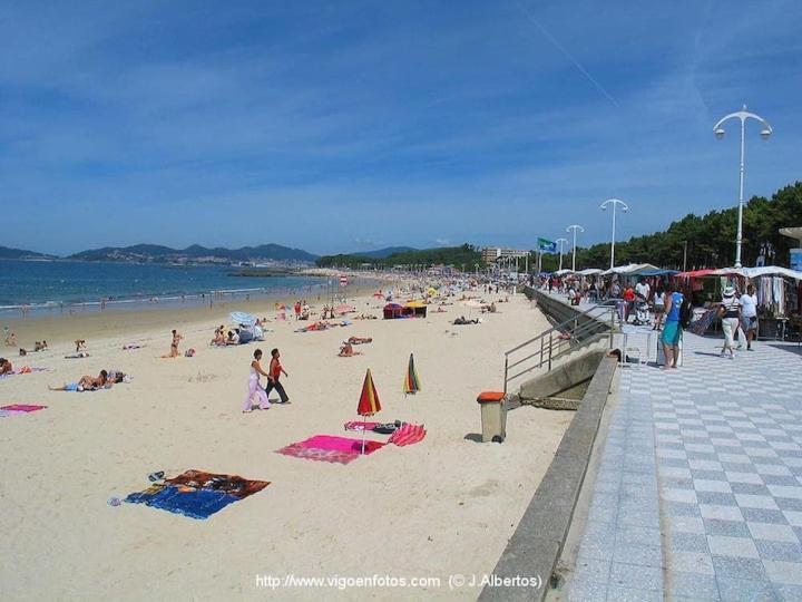 Playa Samil Vigo Reformado 2016 Lejlighed Eksteriør billede